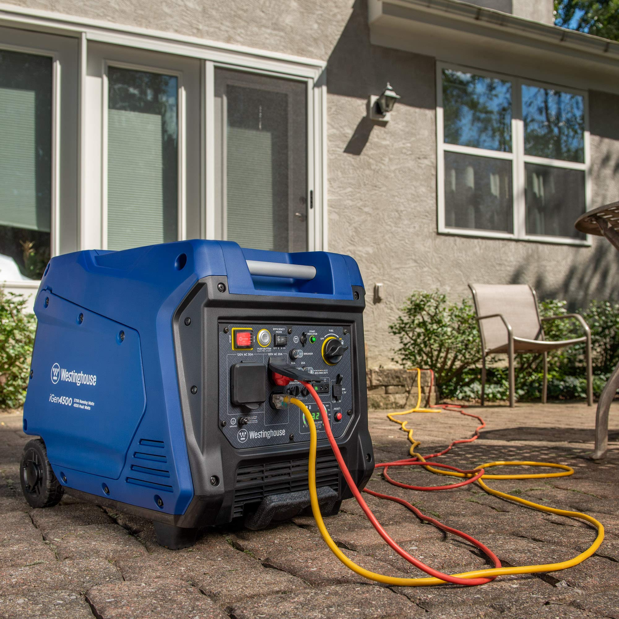 【Appliances】Westinghouse 4500 Watt Super Quiet Portable Inverter Generator, Remote Electric Start with Auto Choke